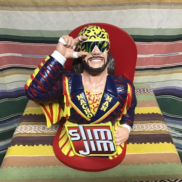 Rare Slim Jim Macho Man display statue - Picture 2 of 5